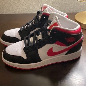 Air Jordan 1s White Very Berry Youth 5